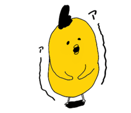 rounded bird sticker #6830687