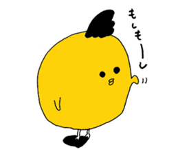 rounded bird sticker #6830697