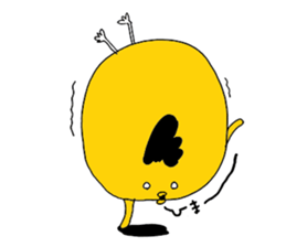 rounded bird sticker #6830702