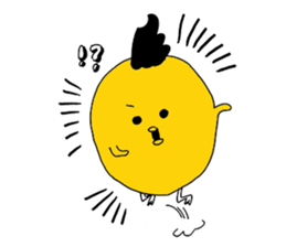 rounded bird sticker #6830703