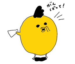 rounded bird sticker #6830704