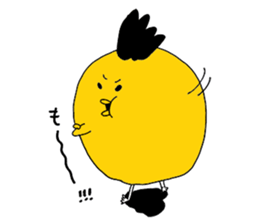 rounded bird sticker #6830705