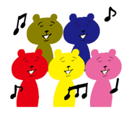 Mr.Bear who is impossible to hate. sticker #6830733