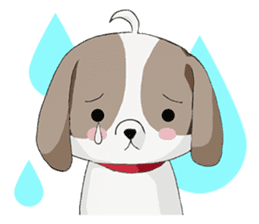 Shin Tzu dog that speaks the Kyoto valve sticker #6830844