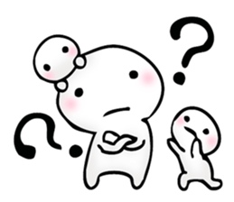 trio of the round face and white sticker #6831082