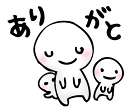 trio of the round face and white sticker #6831086