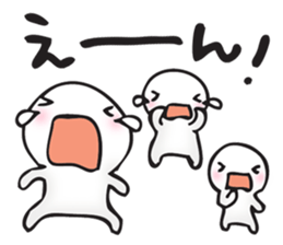 trio of the round face and white sticker #6831105