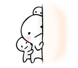 trio of the round face and white sticker #6831111