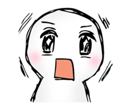 trio of the round face and white sticker #6831112