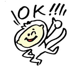 Tamu's white monkey sticker #6831722