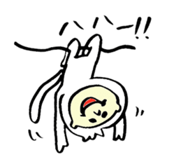 Tamu's white monkey sticker #6831758