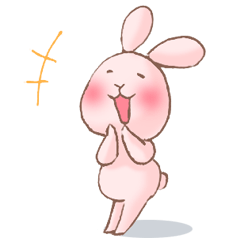 Lovely Rabbit Sticker for Girl