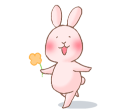 Lovely Rabbit Sticker for Girl sticker #6832304