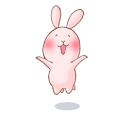 Lovely Rabbit Sticker for Girl sticker #6832305