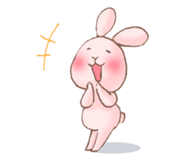 Lovely Rabbit Sticker for Girl sticker #6832307
