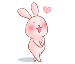Lovely Rabbit Sticker for Girl sticker #6832308
