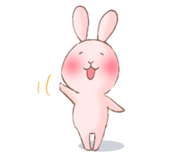 Lovely Rabbit Sticker for Girl sticker #6832311