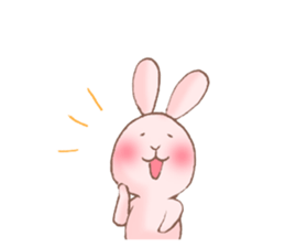 Lovely Rabbit Sticker for Girl sticker #6832315