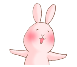 Lovely Rabbit Sticker for Girl sticker #6832316