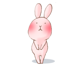 Lovely Rabbit Sticker for Girl sticker #6832317