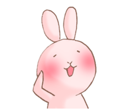 Lovely Rabbit Sticker for Girl sticker #6832318