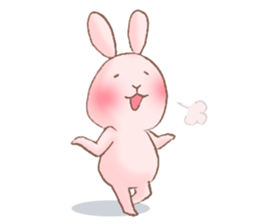 Lovely Rabbit Sticker for Girl sticker #6832320