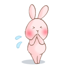 Lovely Rabbit Sticker for Girl sticker #6832327