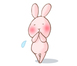 Lovely Rabbit Sticker for Girl sticker #6832328