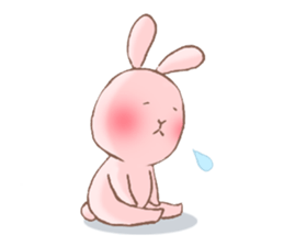 Lovely Rabbit Sticker for Girl sticker #6832329
