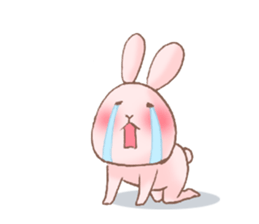 Lovely Rabbit Sticker for Girl sticker #6832331