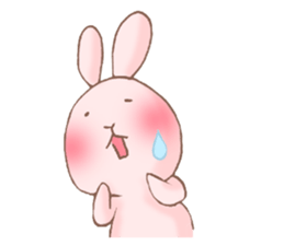 Lovely Rabbit Sticker for Girl sticker #6832334