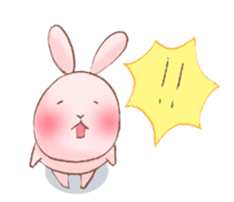 Lovely Rabbit Sticker for Girl sticker #6832336