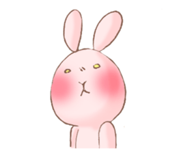 Lovely Rabbit Sticker for Girl sticker #6832339