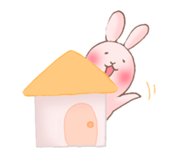 Lovely Rabbit Sticker for Girl sticker #6832341