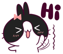 BossTwo-Cute Rabbit Poni sticker #6832704