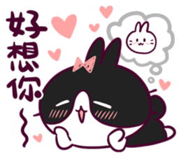BossTwo-Cute Rabbit Poni sticker #6832740
