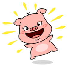 Mooliku The Cute Piggy. sticker #6832971