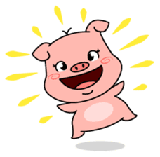 Mooliku The Cute Piggy. sticker #6832971