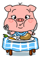 Mooliku The Cute Piggy. sticker #6832976