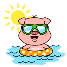 Mooliku The Cute Piggy. sticker #6832978