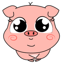 Mooliku The Cute Piggy. sticker #6832979