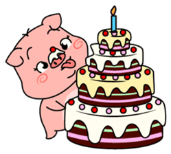Mooliku The Cute Piggy. sticker #6832980