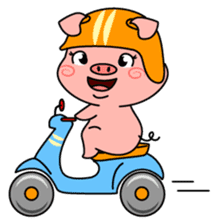Mooliku The Cute Piggy. sticker #6832982