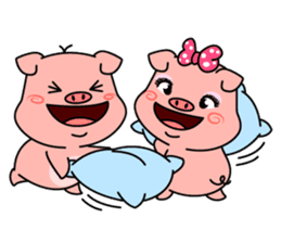 Mooliku The Cute Piggy. sticker #6832983