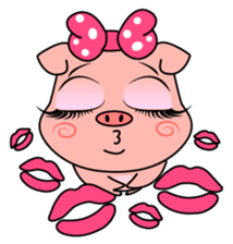 Mooliku The Cute Piggy. sticker #6832986