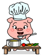 Mooliku The Cute Piggy. sticker #6832994