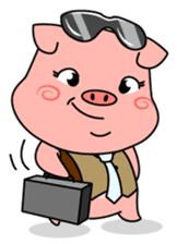 Mooliku The Cute Piggy. sticker #6832995