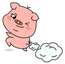 Mooliku The Cute Piggy. sticker #6832996