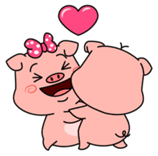 Mooliku The Cute Piggy. sticker #6832999