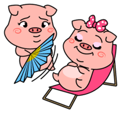 Mooliku The Cute Piggy. sticker #6833001